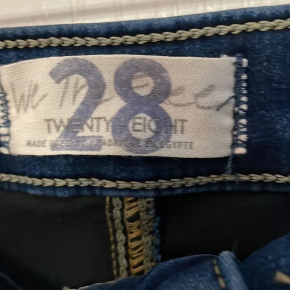We The Free Ankle Side Splits Skinny Jeans Size 28 - Picture 2 of 5